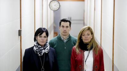 Azahara Peralta, Luis Gonzalo Segura y Ana Garrido.