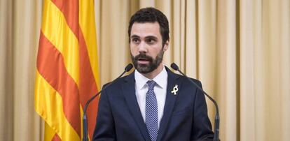 El president del Parlament, Roger Torrent. 