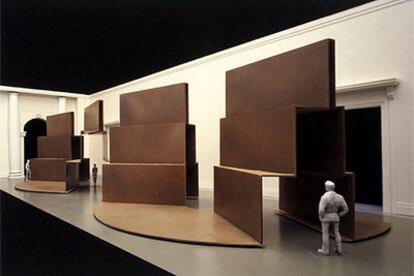 <i>Maqueta de la escultura &#39;Millbank Steps</i>&#39; (2004), realizada por Anthony Caro para su actual retrospectiva en Londres.