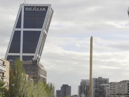 Sedes de Bankia y de Realia en Plaza de Castilla, Madrid.