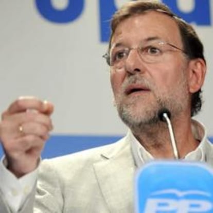 El líder del Partido Popular, Mariano Rajoy.