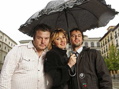 Íñigo González, Ania Iglesias y Koldo Sagastizábal participaron en el primer <i>reality</i> de España, <i>Gran Hermano.</i>