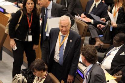 Garcia Margallo, en Naciones Unidas este lunes.