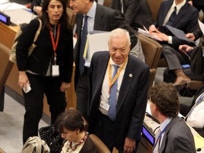 Garcia Margallo, en Naciones Unidas este lunes.