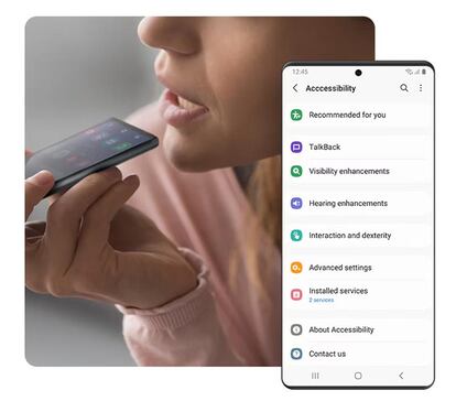 Uso de Bixby en un teléfono de Samsung