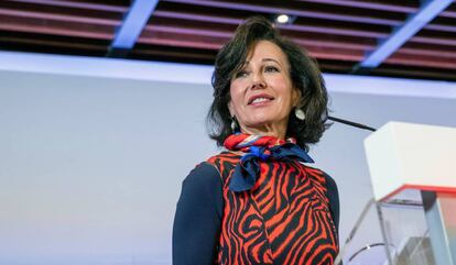 La presidenta de Banco Santander, Ana Botín. 