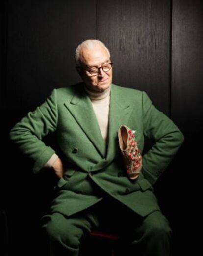 Manolo Blahnik el pasado febrero en Barcelona.