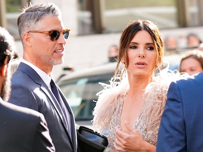 Sandra Bullock y Bryan Randall, en el estreno de 'Ocean's 8' en Nueva York, en junio de 2018.