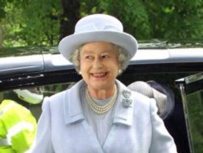 La reina Isabel II en una foto de archivo.