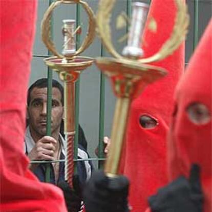 Procesión de Semana Santa en la cárcel de Picassent.