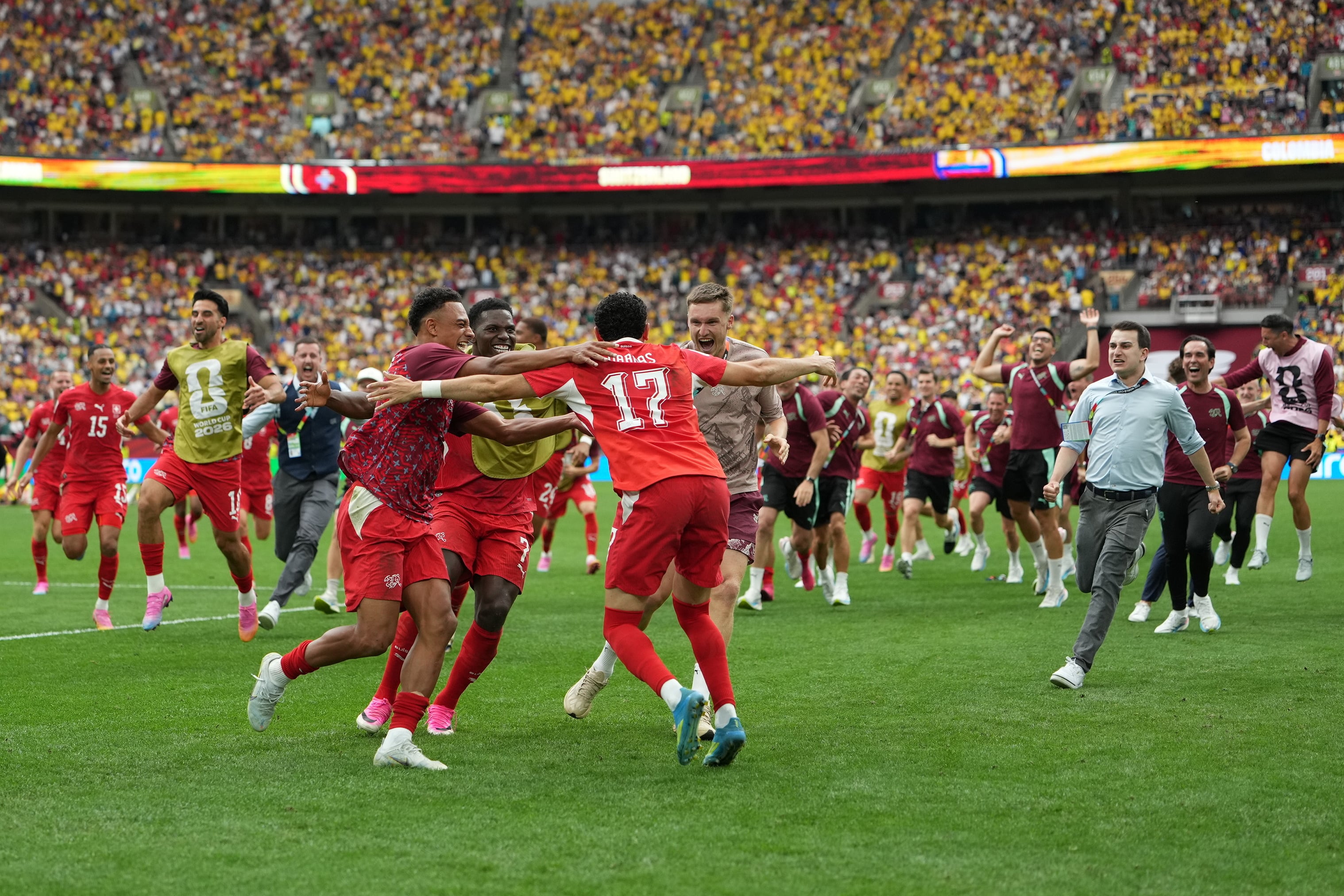 Suiza - Colombia : Mundial 2026, en directo | Suiza bate a Colombia en los penaltis y pasa a cuartos de final por primera vez desde 1954