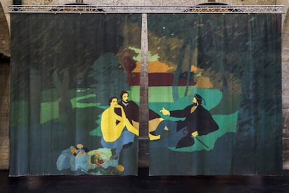 &#039;Tel&oacute;n de la m&oacute;vil y cambiante naturaleza&#039; (1975), de Beatriz Gonz&aacute;lez.