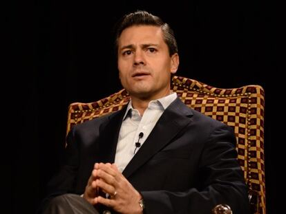 Enrique Pe&ntilde;a Nieto, el pasado 11 de julio en Idaho