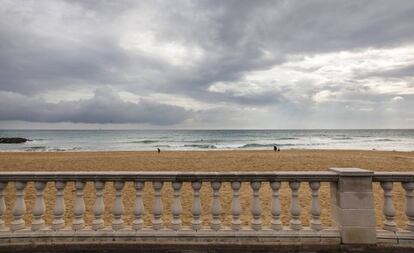 Playa de los Tres Micos, en Caldes d'Estrac (Barcelona).