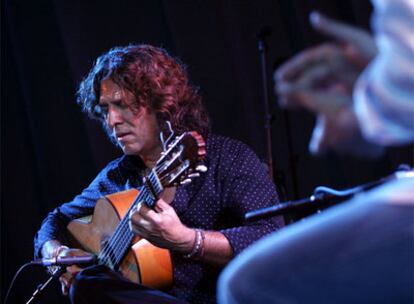 José Fernández Torres, <i>Tomatito,</i> anoche en el Colegio de Médicos.