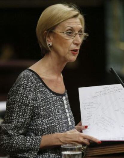 La portavoz de UPyD, Rosa Díez.