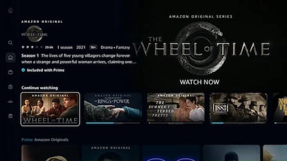 Nueva interfaz de Prime Video