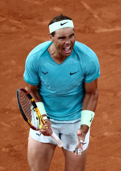 Nadal, in a moment of the match.