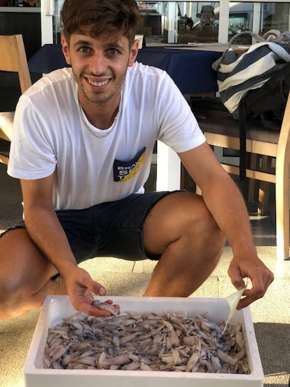 Marco Fernández, jefe de compras en la lonja del restaurante ChinChín / Capel 