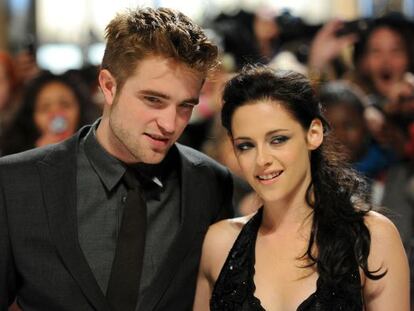 Robert Pattinson y Kristen Stewart de estreno, en noviembre pasado. 