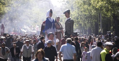 Ambiente en la pradera de San Isidro, en 2018.