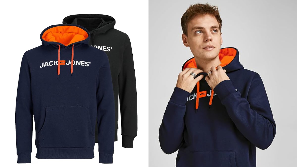 Juego de dos sudaderas de estilo 'casual' de la marca Jack & Jones.