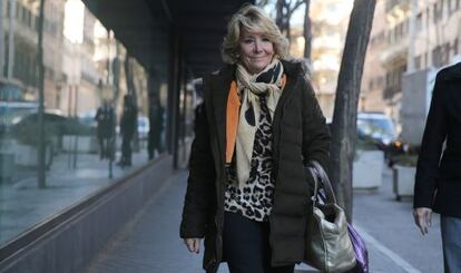 Esperanza Aguirre, el mes de gener passat.