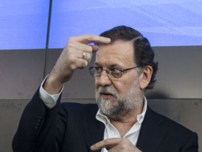 Mariano Rajoy, el pasado 13 de marzo en Pontevedra.