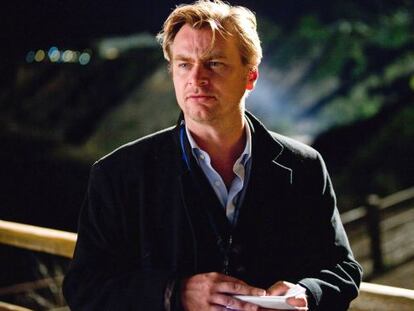 El director brit&aacute;nico Christopher Nolan, en el rodaje de &#039;Origen&#039;.