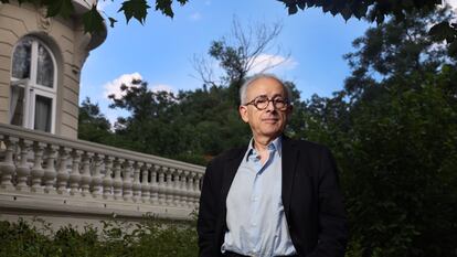 Antonio Damasio, professor of neuroscience, psychology and philosophy, pictured in a hotel in a Madrid.