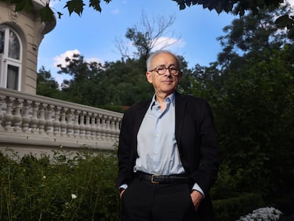 Antonio Damasio, profesor de neurociencia, psicología y filosofía, en un hotel de Madrid el día 14.