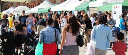 Edición de 2016 de la Feria de Economía Solidaria.
