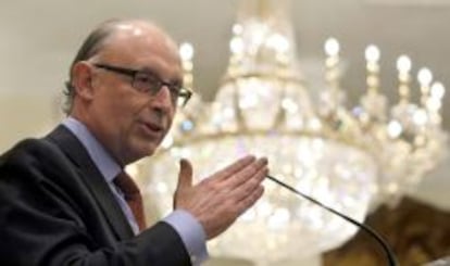 El ministro de Hacienda y Administraciones P&uacute;blicas, Crist&oacute;bal Montoro.