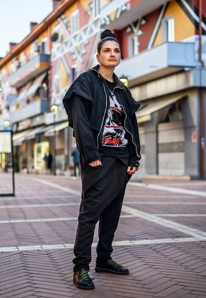 Xheni Karaj, de 39 años, activista LGTBI.