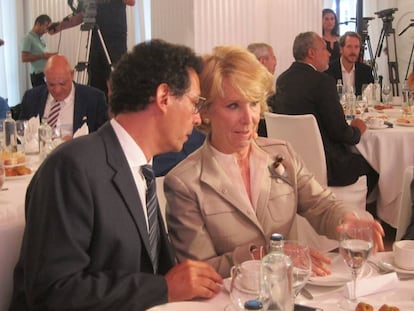 La expresidenta de la Comunidad de Madrid, Esperanza Aguirre.