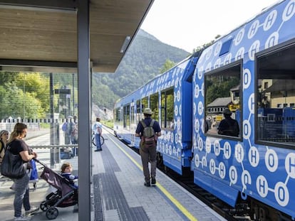 Tren de pasajeros impulsado con hidrógeno de Alstom en Alemania.
 
 