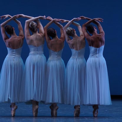 Una imagen del espectáculo del New York City Ballet en el Teatro Real de Madrid.