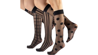 Estos calcetines media son perfectos para combinar con todos los estilismos de otoño.