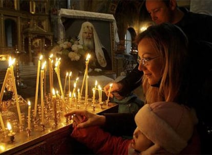 Más de 10.000 personas se han acercado a la Catedral moscovita de Cristo Salvador