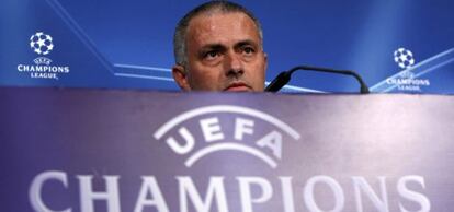 José Mourinho, durante la rueda de prensa