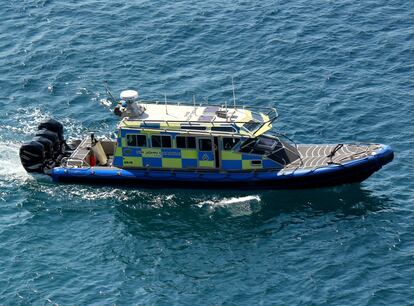 La patrullera de Gibraltar implicada en el accidente con la lancha española, la 'Sir John Chapple', en una imagen de archivo.