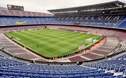 Las gradas vac&iacute;as en el duelo ante Las Palmas.