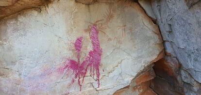 Estado en el que han sido localizadas las pinturas rupestres en Despeñaperros, Jaén.
AYUNTAMIENTO DE SANTA ELENA