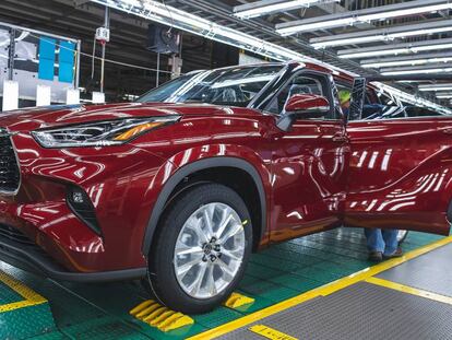 Línea de producción de la planta de Toyota en Princeton, Indiana (Estados Unidos)