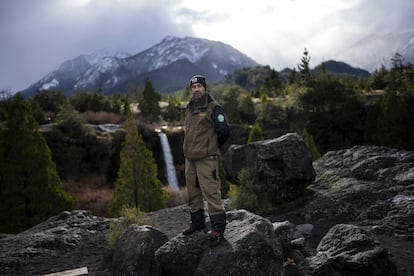 Victor Curin, un guardaparque mapuche del Parque Nacional Conguillio, en el sur de Chile.