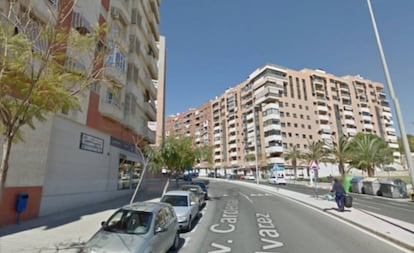 Avenida del Cardenal Francisco Alvarez de Alicante.