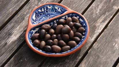 Home cured olives.
