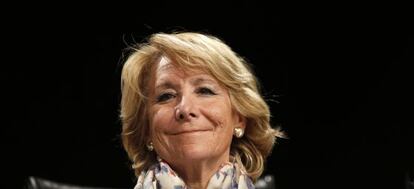 Esperanza Aguirre, en un acto reciente.