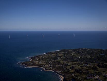 El parque eólico Block Island, en Estados Unidos. Eric Thayer / Bloomberg