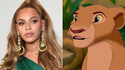 Beyonce y la reina 'Nala'.